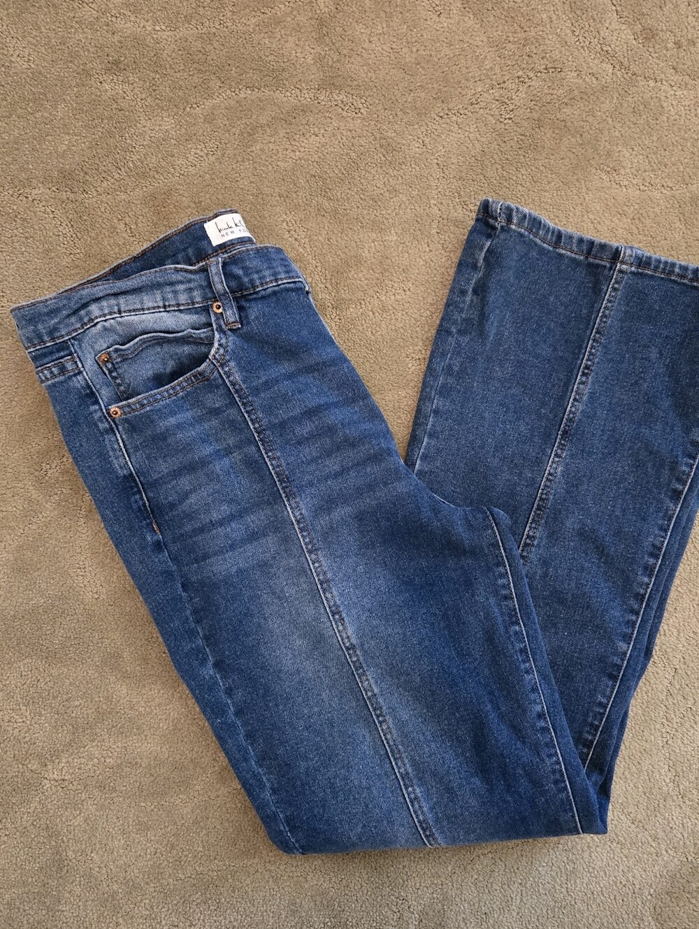 Nicole Miller High Rise Flare Size 12